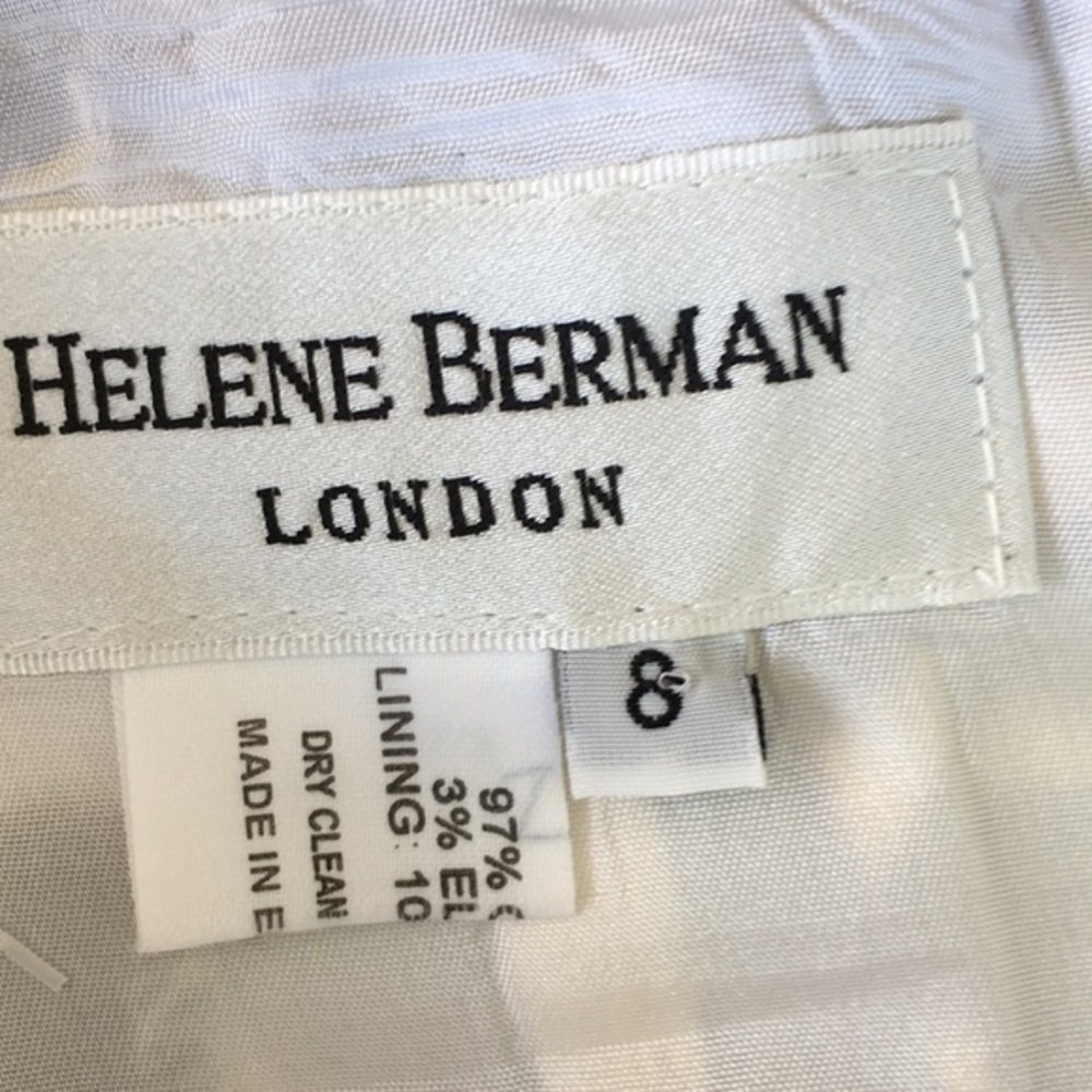 Helene Bergman black/yellow cotton skirt - Picture 5 of 8
